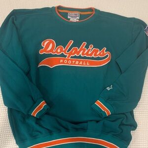 Vintage Dolphins Football Teal Sweatshirt